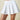 Recess Pickleball Skirts Heritage Pleated Skirt - Bright White