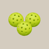 Recess Pickleball Balls Green Pickleballs — Set of 3