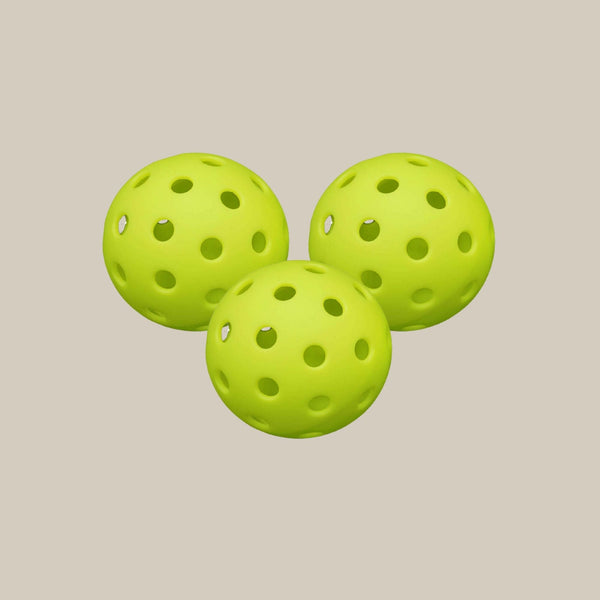 Recess Pickleball Balls Green Pickleballs — Set of 3